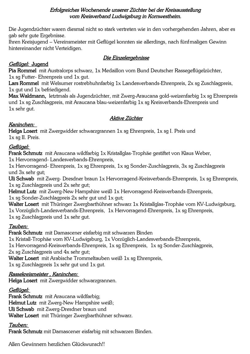 KV-Schau 2015