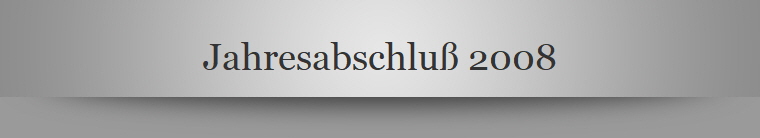 Jahresabschluß 2008