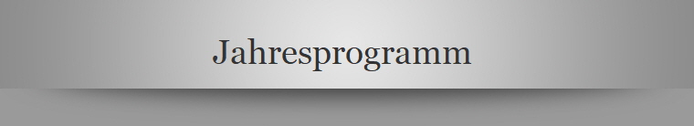Jahresprogramm 