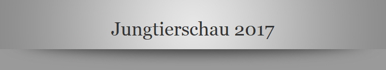 Jungtierschau 2017