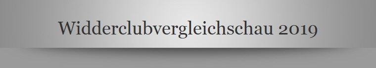 Widderclubvergleichschau 2019